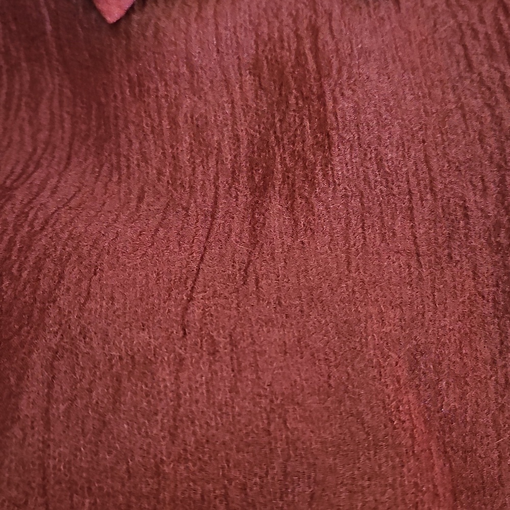 ZARA Dark Purple Alpaca Wool Lined Long Sleeve Organza Festival Crop Top - Picture 10 of 11
